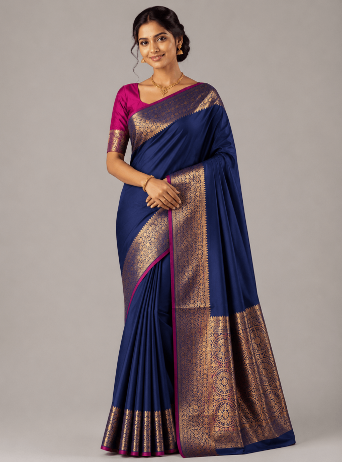 Soft Silk Saree Azalea